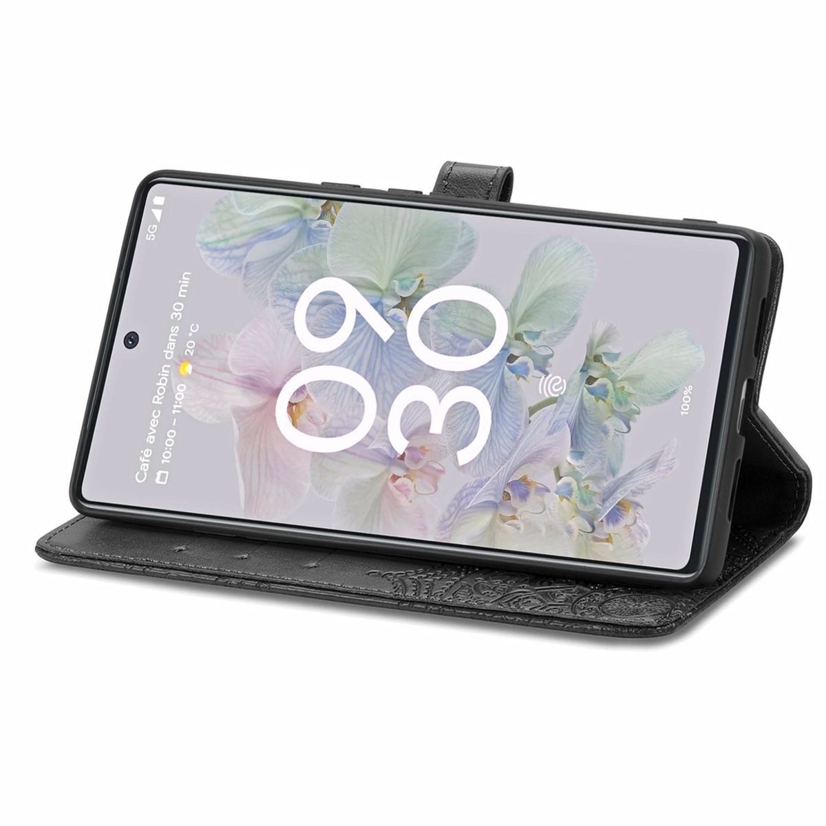 König Design Handyhülle Google Pixel 6A, Schutzhülle Schutztasche Case Cover Etuis Wallet Klapptasche Bookstyle