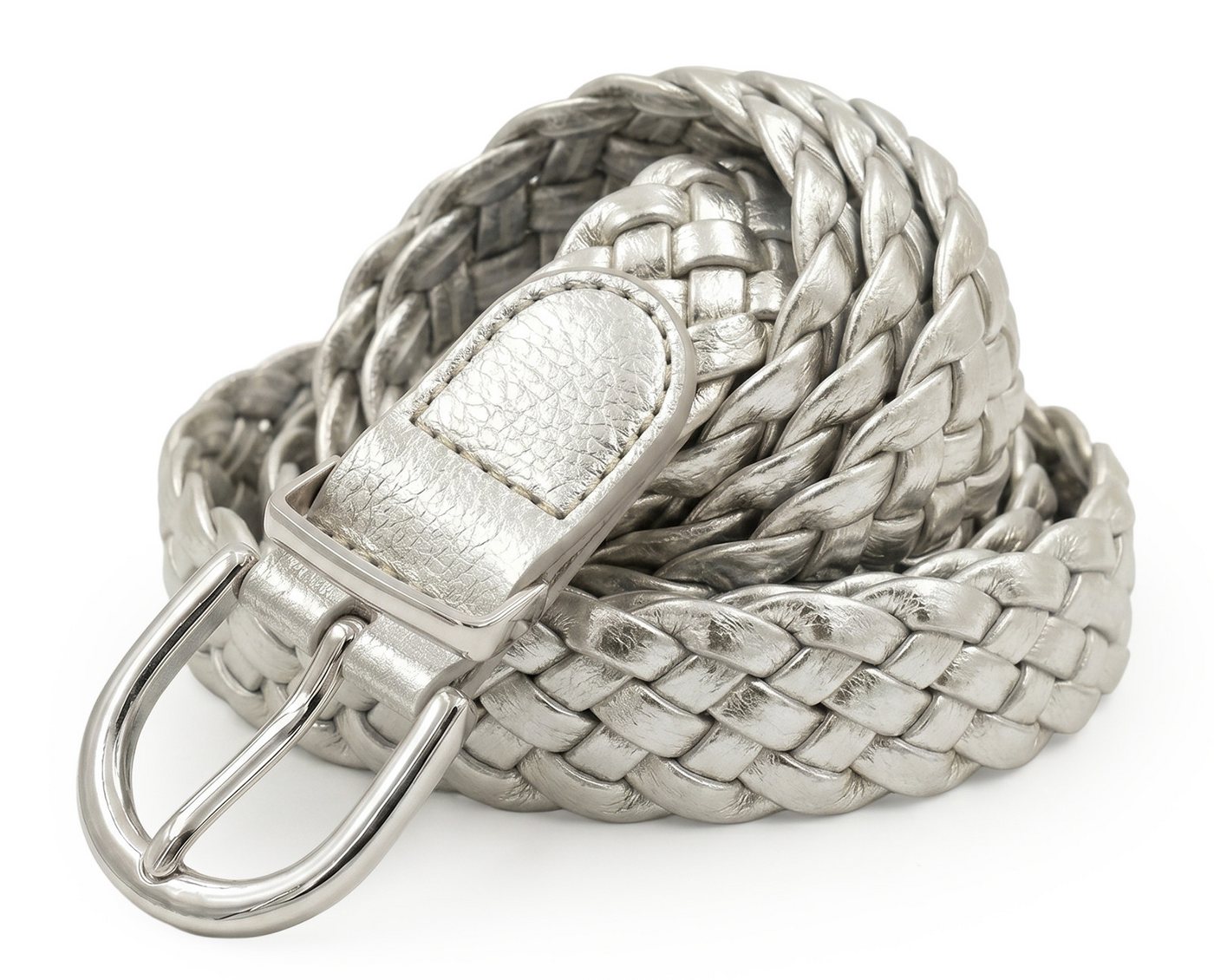 styleBREAKER Flechtgürtel Flechtgürtel schmal (1-St)