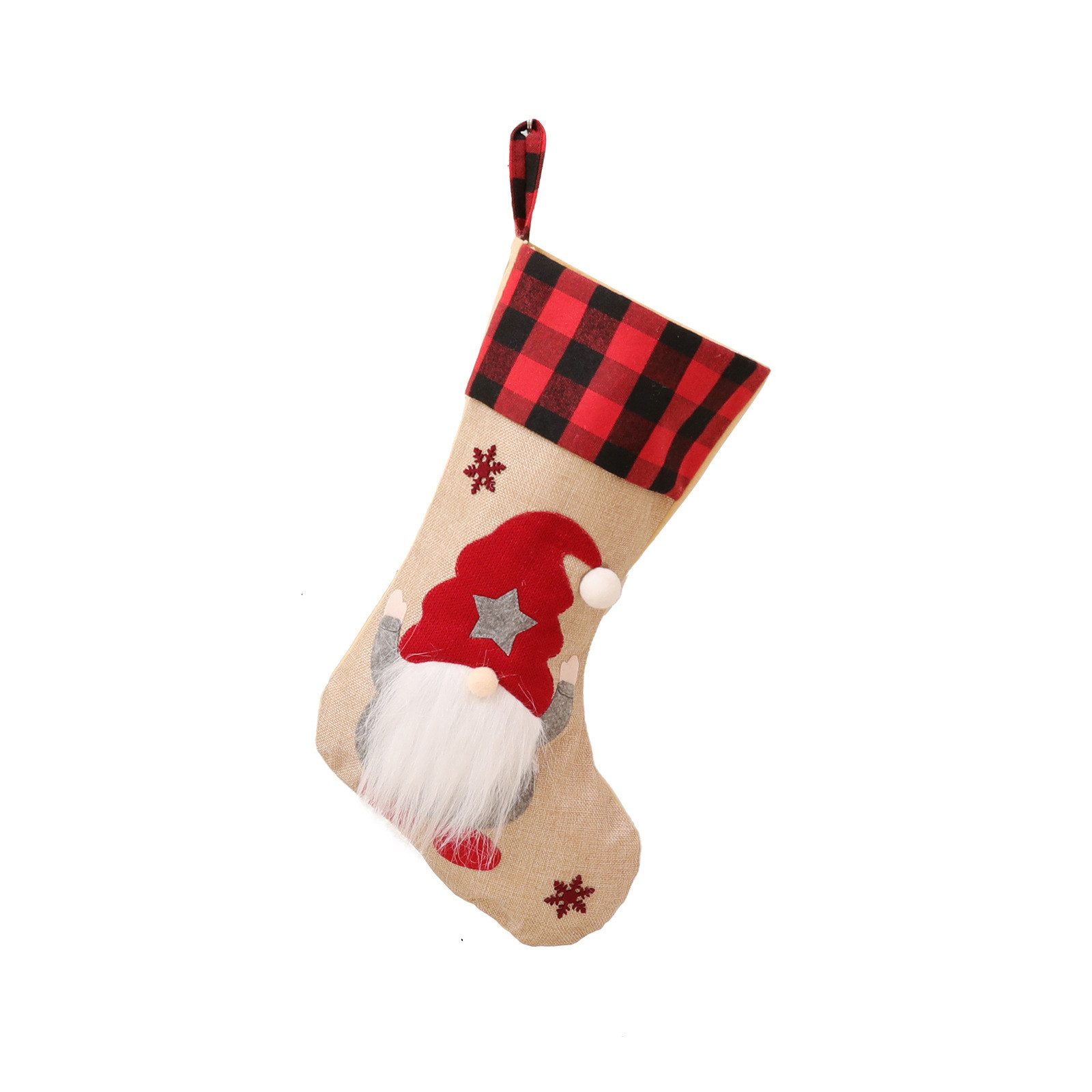 CLTYQ Nikolausstiefel Nikolausstrumpf Personalisiertmit 39X26 cm günstig online kaufen