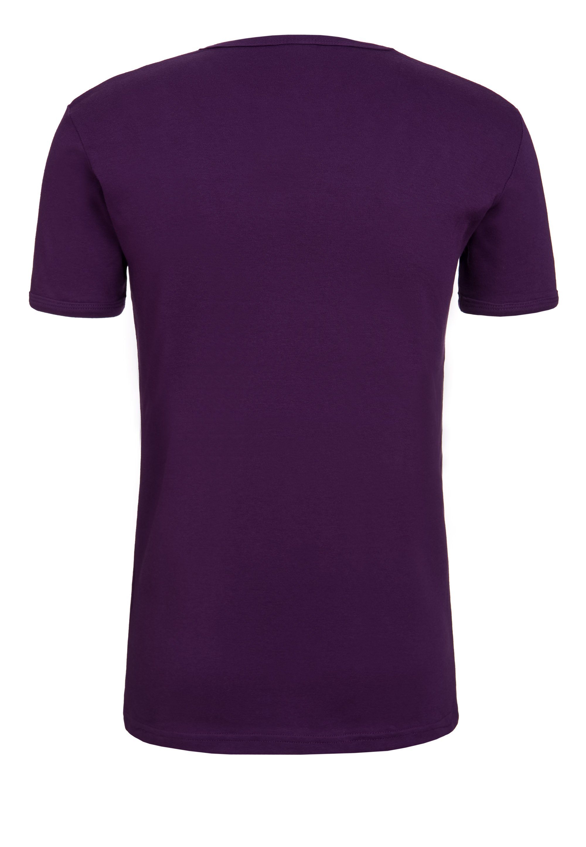 LOGOSHIRT T-Shirt Maus mit lizenziertem violett der mit Die Originaldesign Sendung