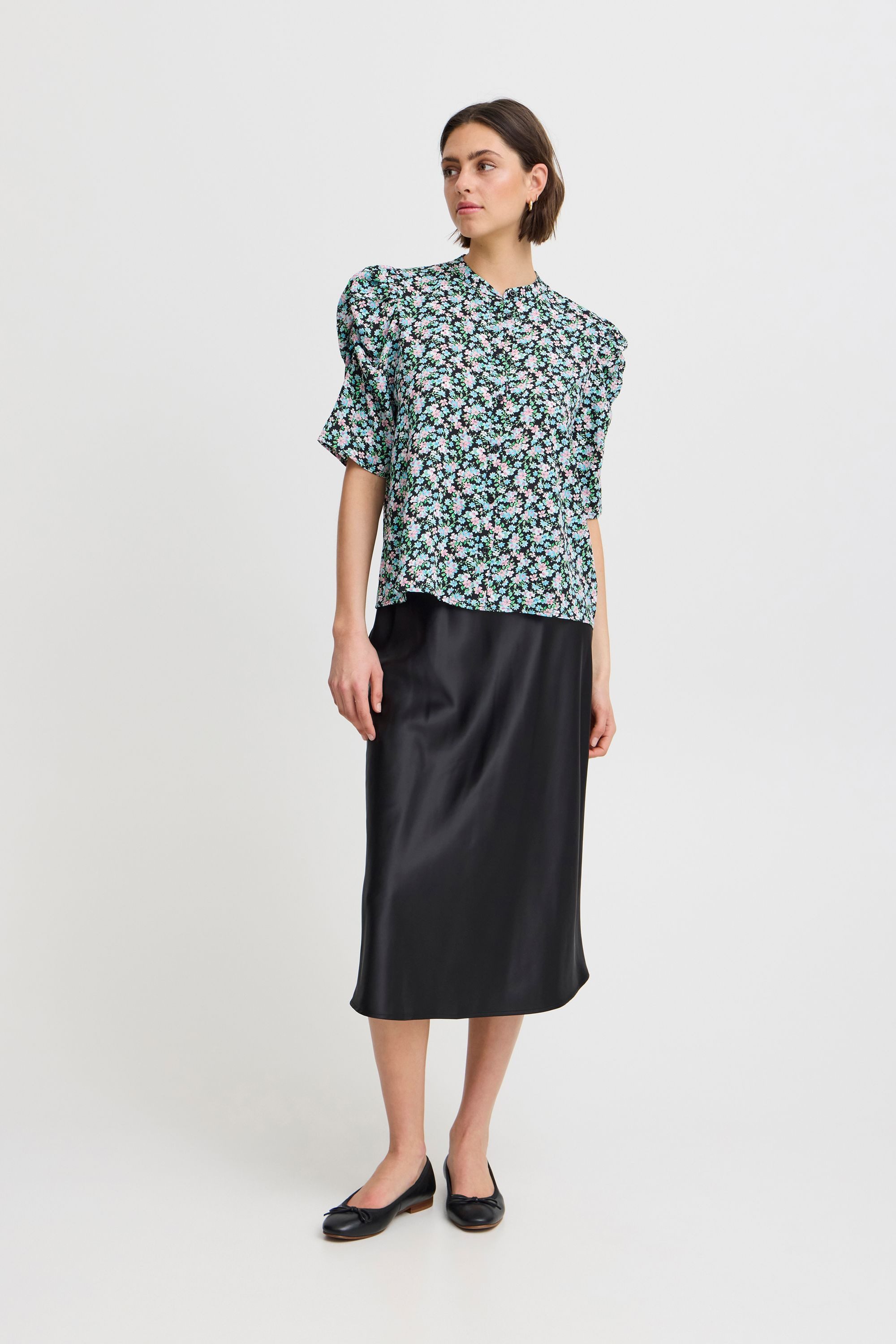 Ichi Kurzarmbluse IXNINA MS Modische Bluse günstig online kaufen