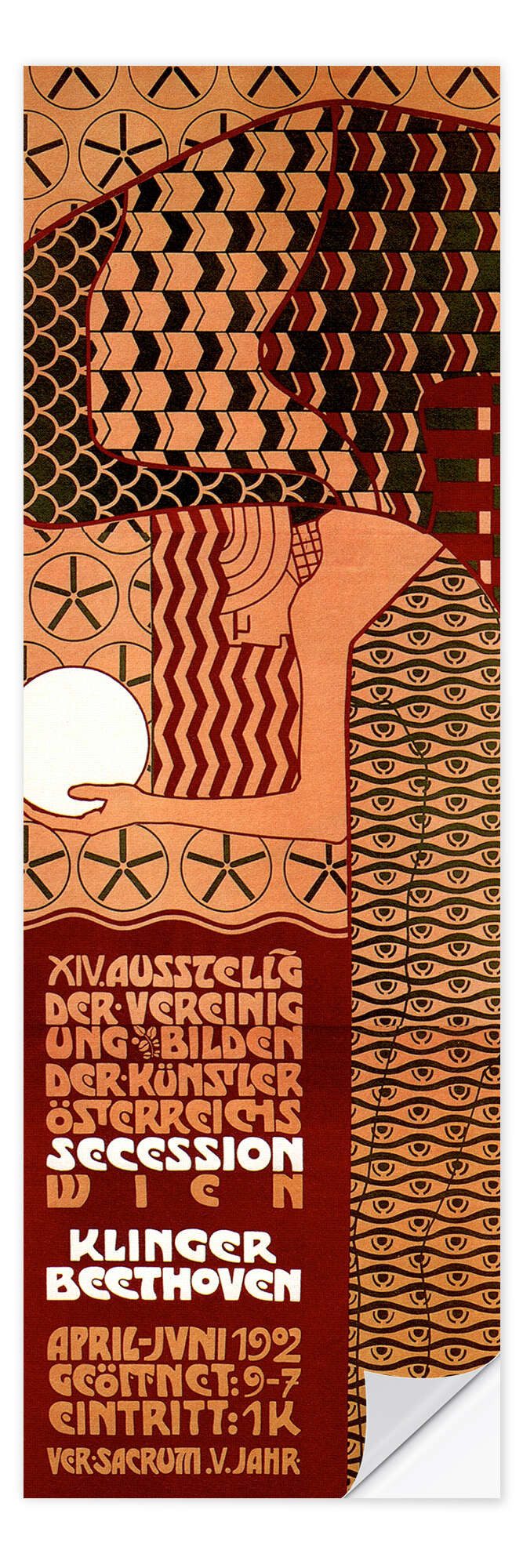 Posterlounge Wandfolie Alfred Roller, Secession XIV, Wien, Malerei