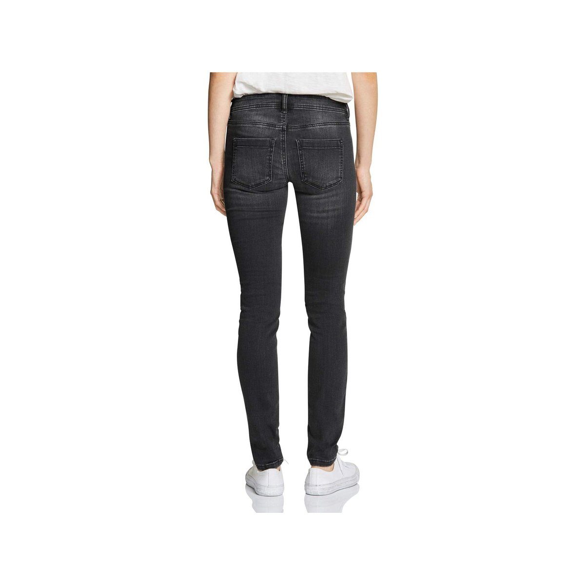 ONE schwarz (1-tlg) 5-Pocket-Jeans STREET regular