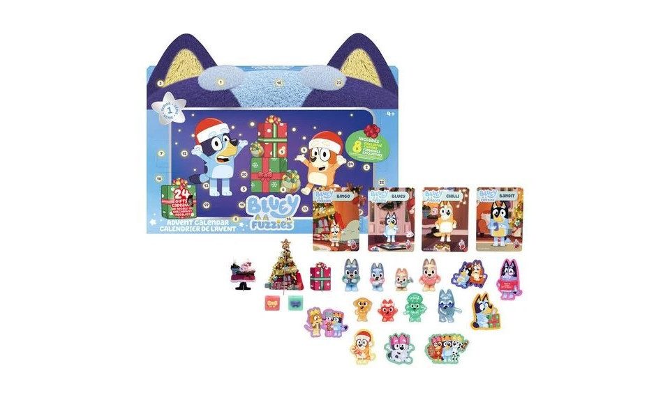 Invento Adventskalender Moose Toys 3000435 - Adventskalender Bluey Fuzzies S15
