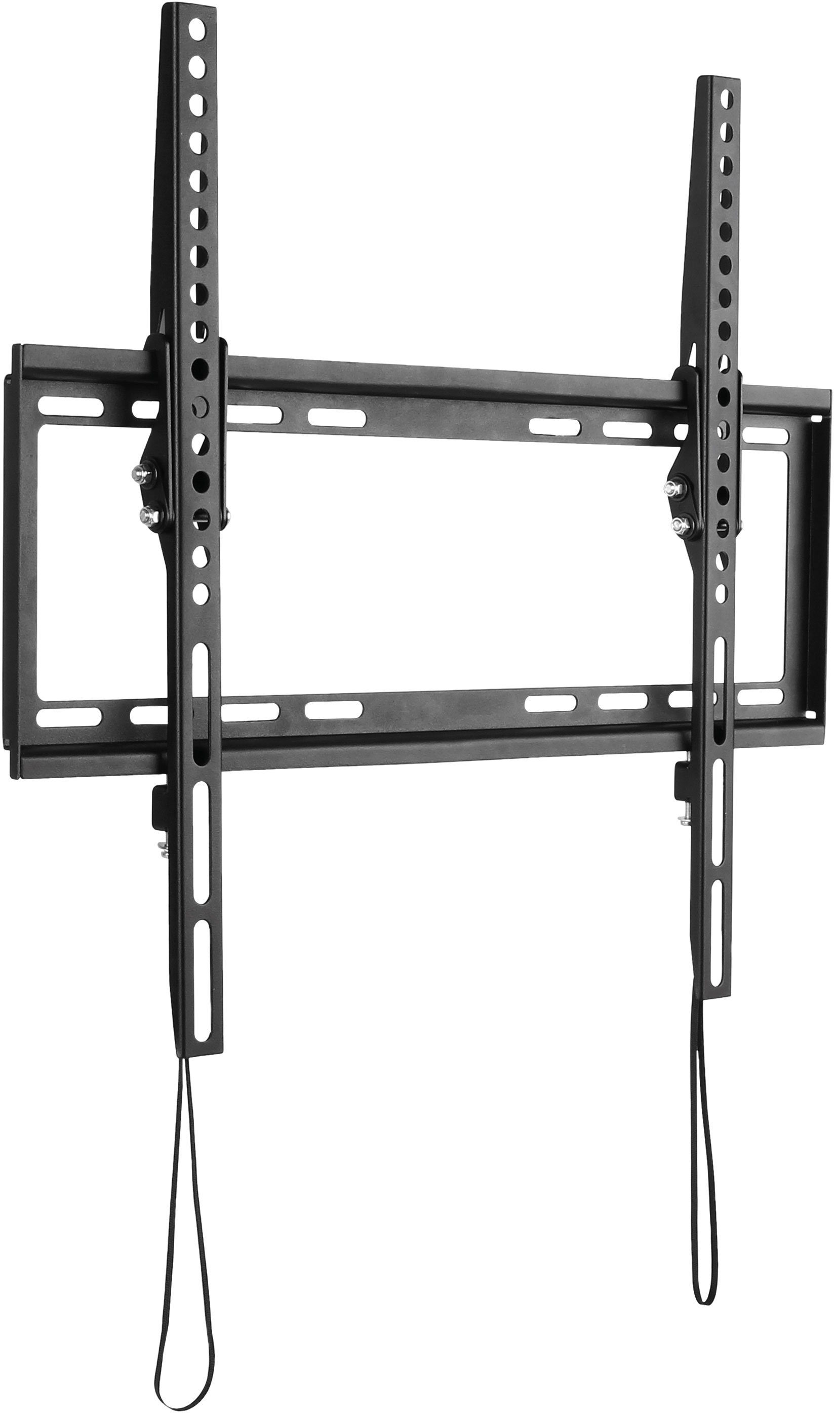 Schwaiger TV-Wandhalterung LWHT5535 513, (bis 75 Zoll, neigbar, bis 35kg, bis 400x400mm, Zugschlaufen zur Entriegelung, schwarz)