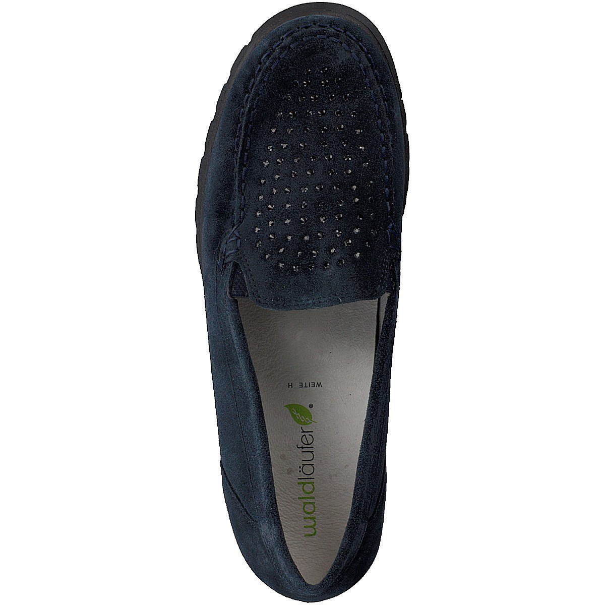 Slipper Slipper Waldläufer Damen blau Waldläufer