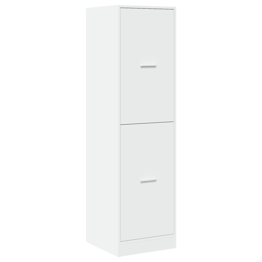vidaXL Apothekerschrank 40 x 41 x 1445 cm Aktenschrank Apothekerschrank Weiß 40x41x1445 cm Hol