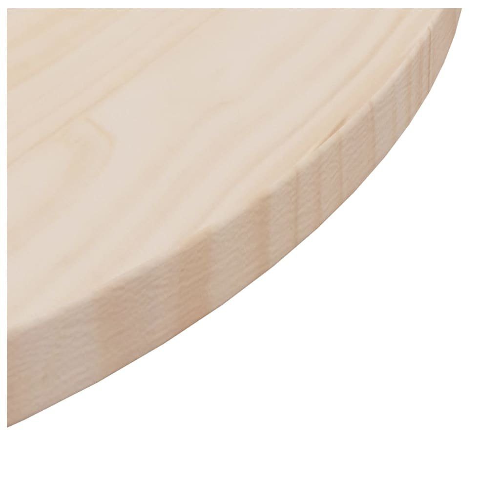 Ø60x2,5 (1 cm St) furnicato Tischplatte Massivholz Kiefer