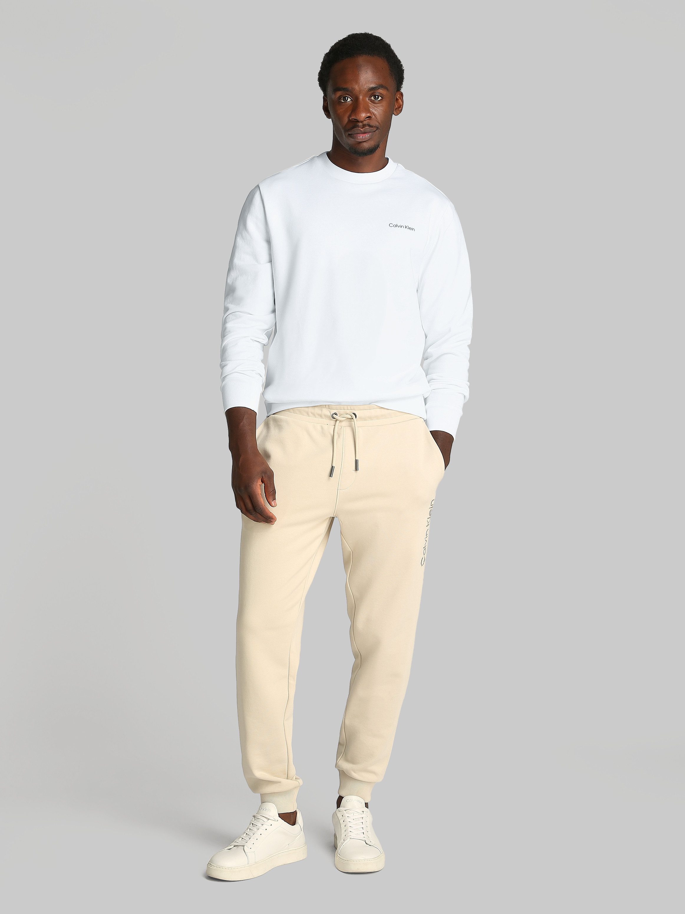 Calvin Klein Sweatshirt CP-LINEAR BOX LOGO SWEATSHIRT mit Logo auf der Rückseite