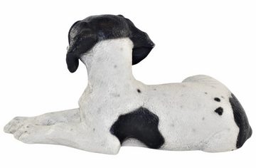 Castagna Tierfigur Figur Englischer Pointer Welpe schwarz gefleckt Castagna H 18 cm