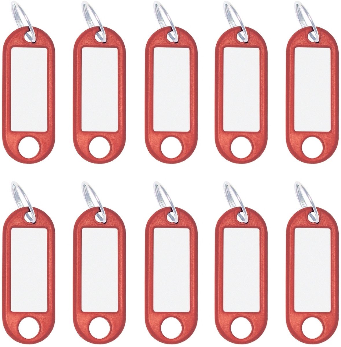 WEDO Schlüsselanhänger Schlüsselanhänger mit Ring 18mm rot VE=10 Stück