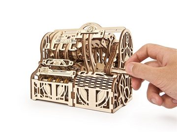 UGEARS 3D-Puzzle UGEARS Holz 3D-Puzzle Modellbausatz REGISTRIERKASSE, 405 Puzzleteile