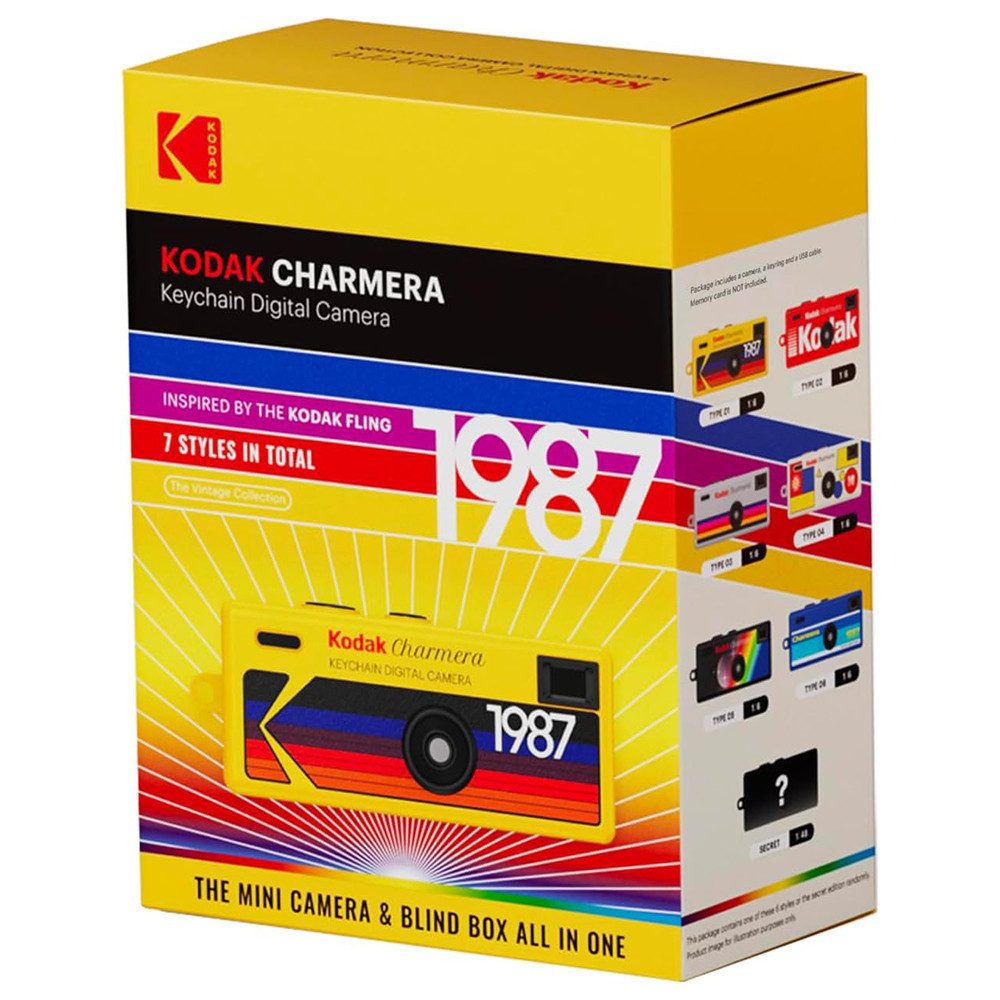 Kodak Kodak Charmera Schlüsselanhänger Digitalkamera Blindbox Vollformat-Digitalkamera (Mini-Digitalkamera als Schlüsselanhänger – Blindbox Edition)