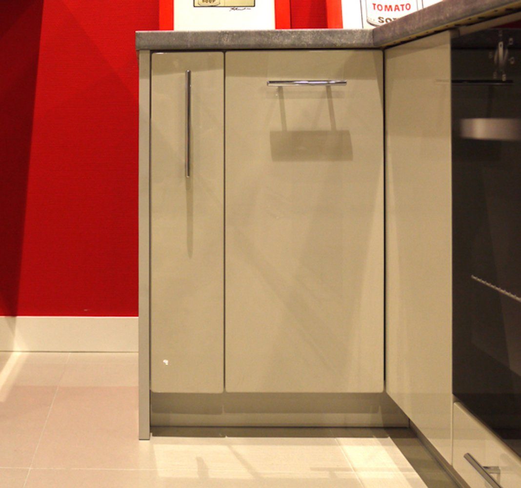 Feldmann-Wohnen Unterschrank Platinium (Platinium, 1-St) Front-, Korpusfarb günstig online kaufen