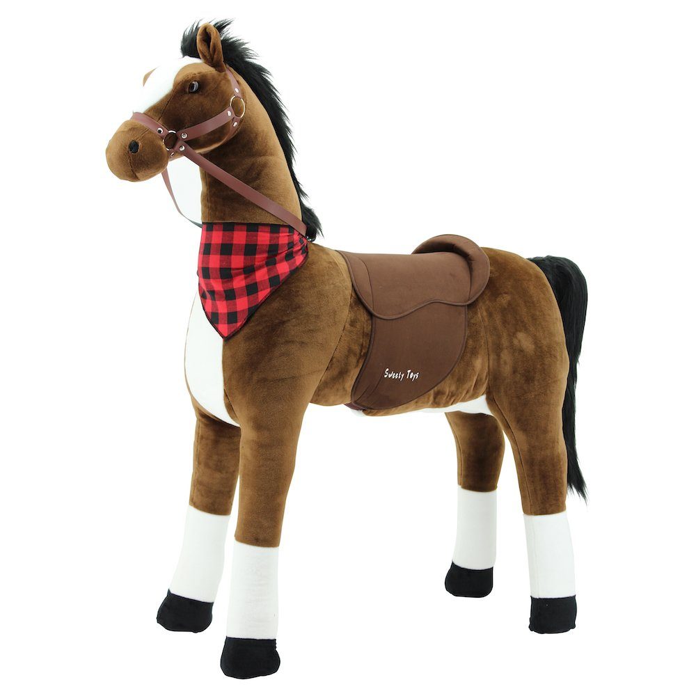 Sweety-Toys Stehpferd Sweety Toys 7455 Stehpferd CHOCOLATE 130cm