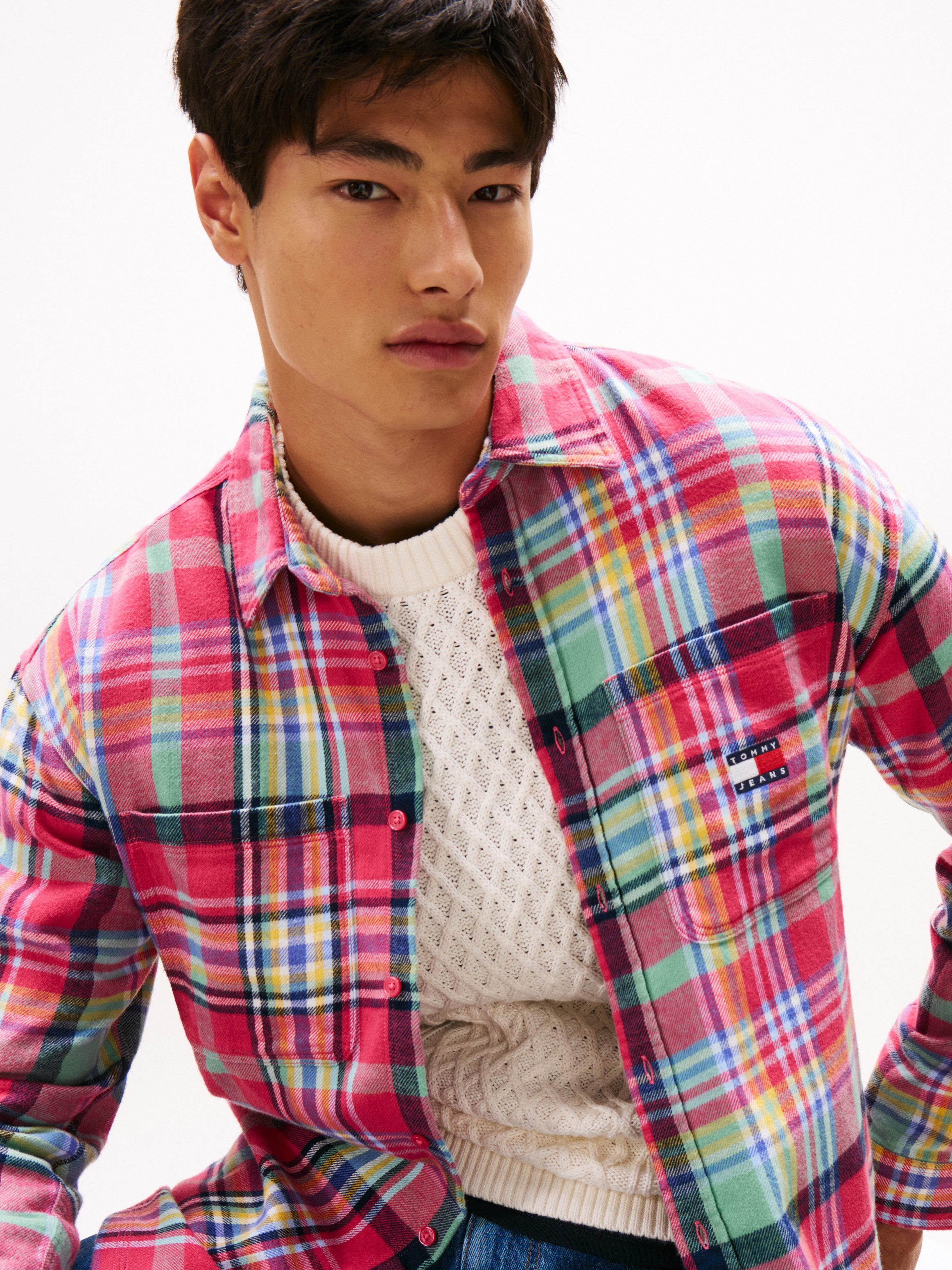 Tommy Jeans Hemdjacke TJM UTILITY FLANNEL günstig online kaufen