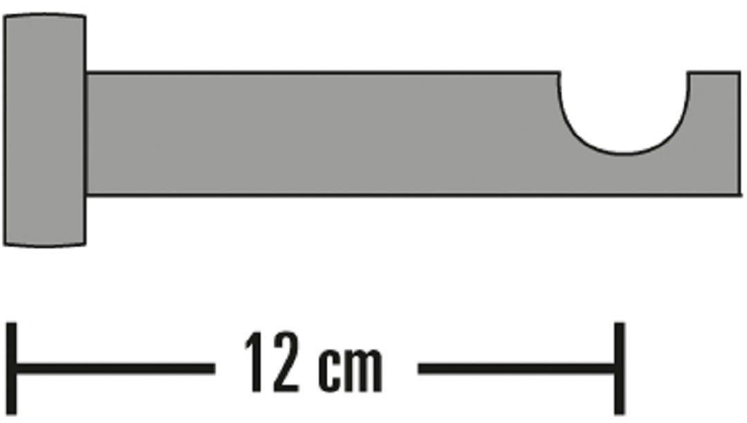 für geölt offen 25 SCHÖNER Ø (1-St), mm, Auflageträger Mira Träger LAMINAT, 25 Serie mm Set Ø WOHNEN Esche Gardinenstangen