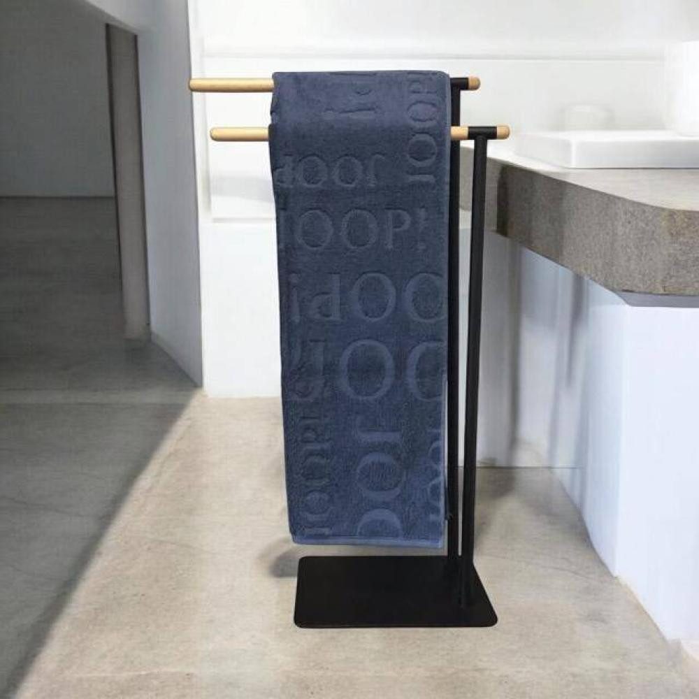 JOOP! Handtuch Selection 1711 gemustert Blau, 100 % Baumwolle