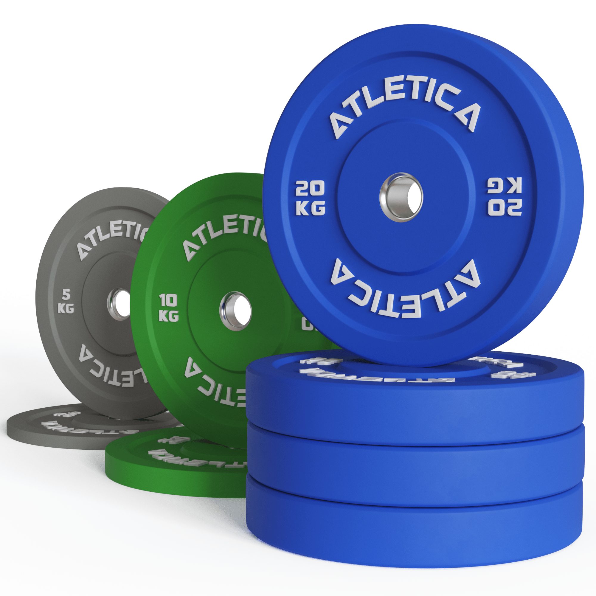 Bumper kg kg Plates Color aus 20 110kg 2x Set kg ∣ ∣ 4x 10 ∣ ATLETICA Hantelscheiben 5 2x