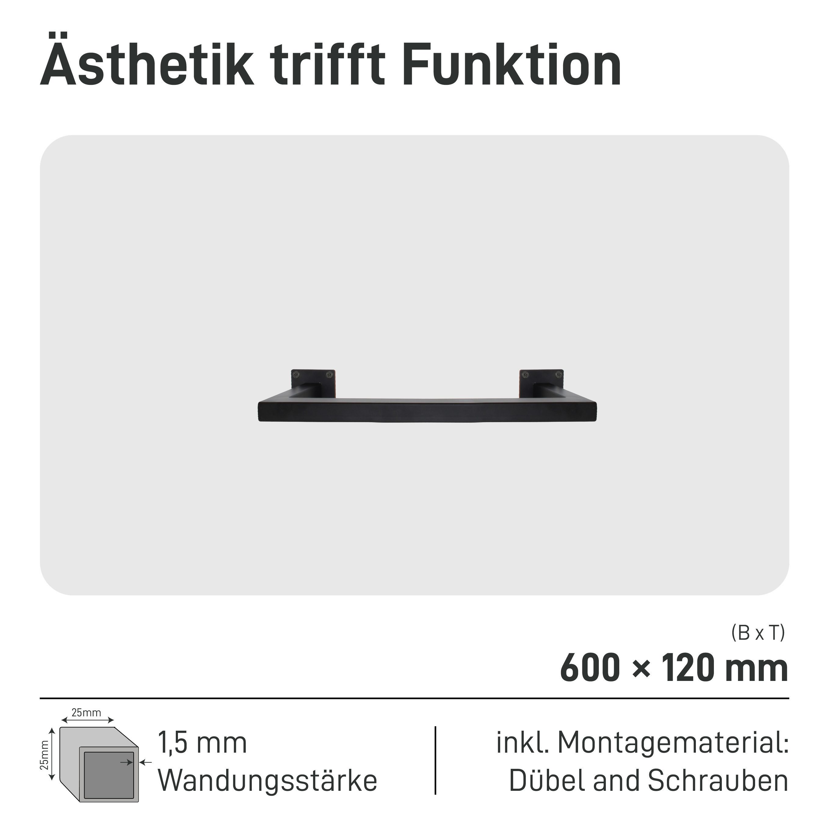 Natural Goods Berlin Wandgarderobe Kleiderstange RECHTECK (Einzel, 1 St), K günstig online kaufen