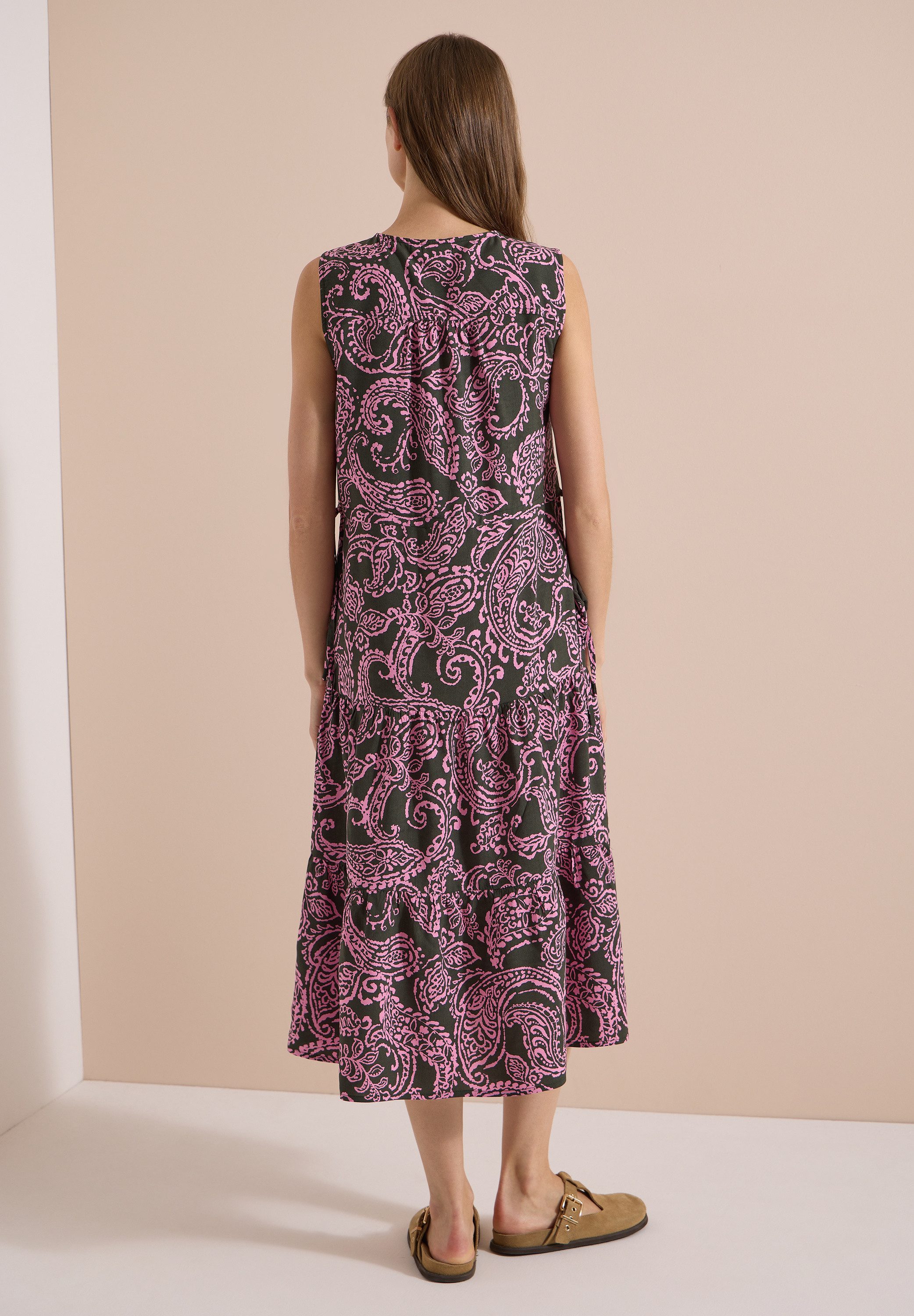 CECIL Midikleid mit allover Print