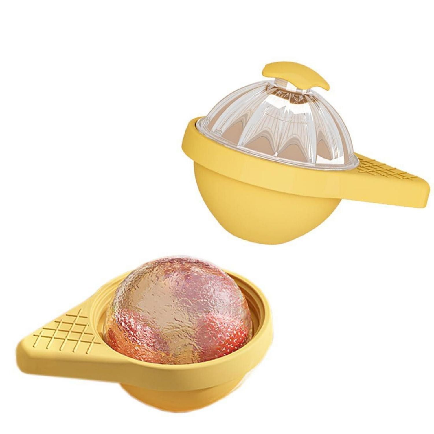 LuxusKollektion Eiswürfelform Eiswürfelform Kugel Silikon Groß 6cm, (1-tlg)
