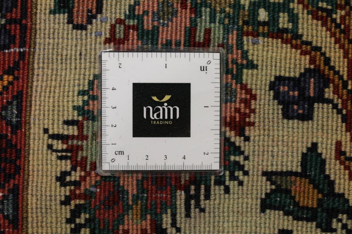 104x131 Nain mm Trading, Sarough / rechteckig, 12 Höhe: Orientteppich Orientteppich Handgeknüpfter Perserteppich,