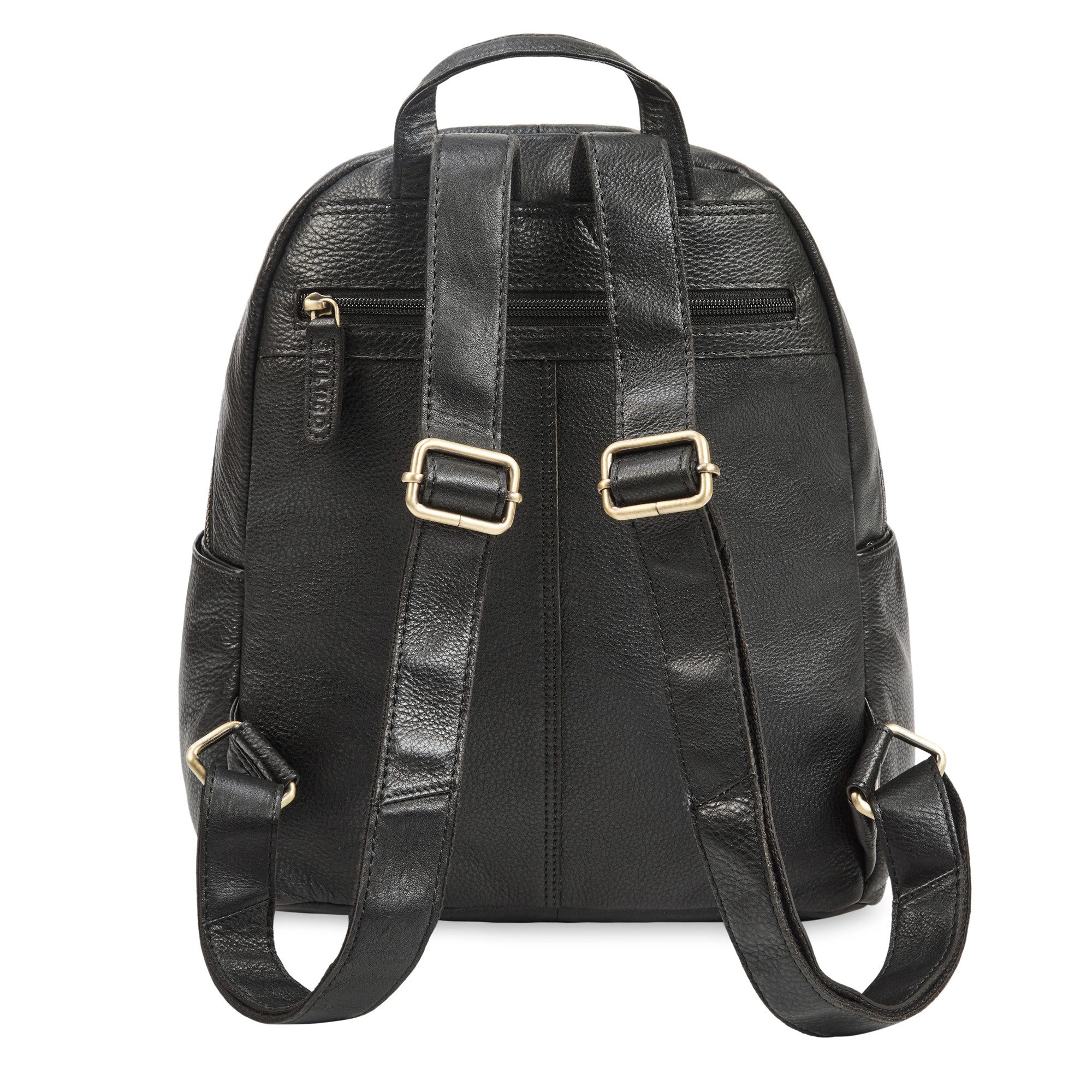 STILORD Cityrucksack "Bea" Lederrucksack Damen Echtleder Elegant Cityrucksack mittelgroß – Bild 5 von 5