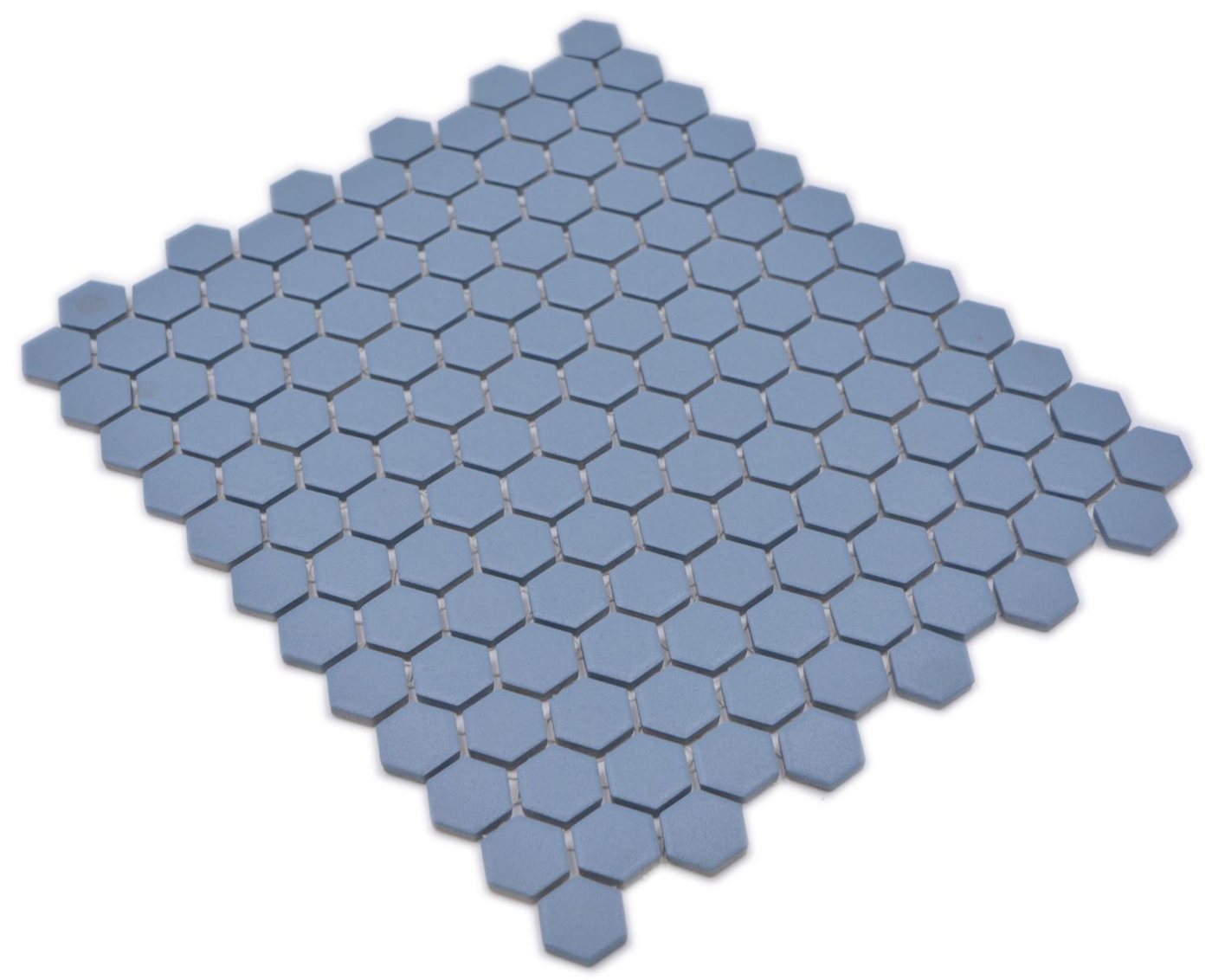 Thumbnail - Mosani Mosaikfliesen Hexagonale Sechseck Mosaik Fliese Keramik mini blaugrün