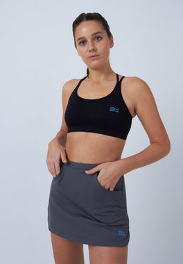 SPORTKIND Tennisrock Classic Tennis Skort mit Taschen Mädchen & Damen grau