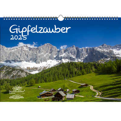 Seelenzauber Wandkalender Gipfelzauber DIN A3 Kalender für 2025 Berge und Gipfel