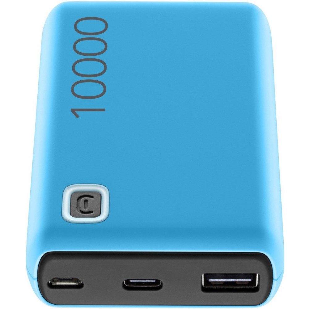 Powerbank 10.000mAh blau - tragbares Ladegerät Powerbank