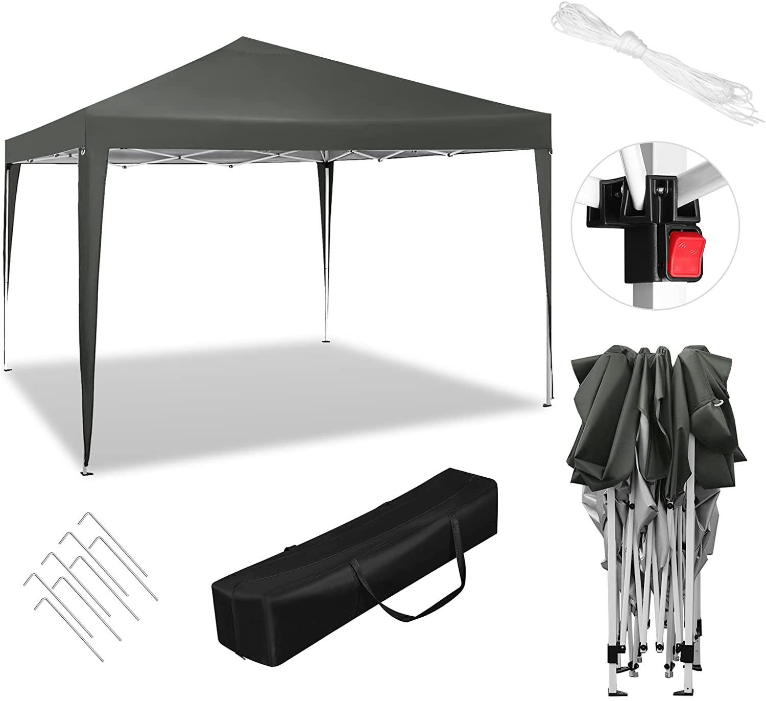 Woltu Faltpavillon, Pop-Up Pavillon aus Oxford günstig online kaufen