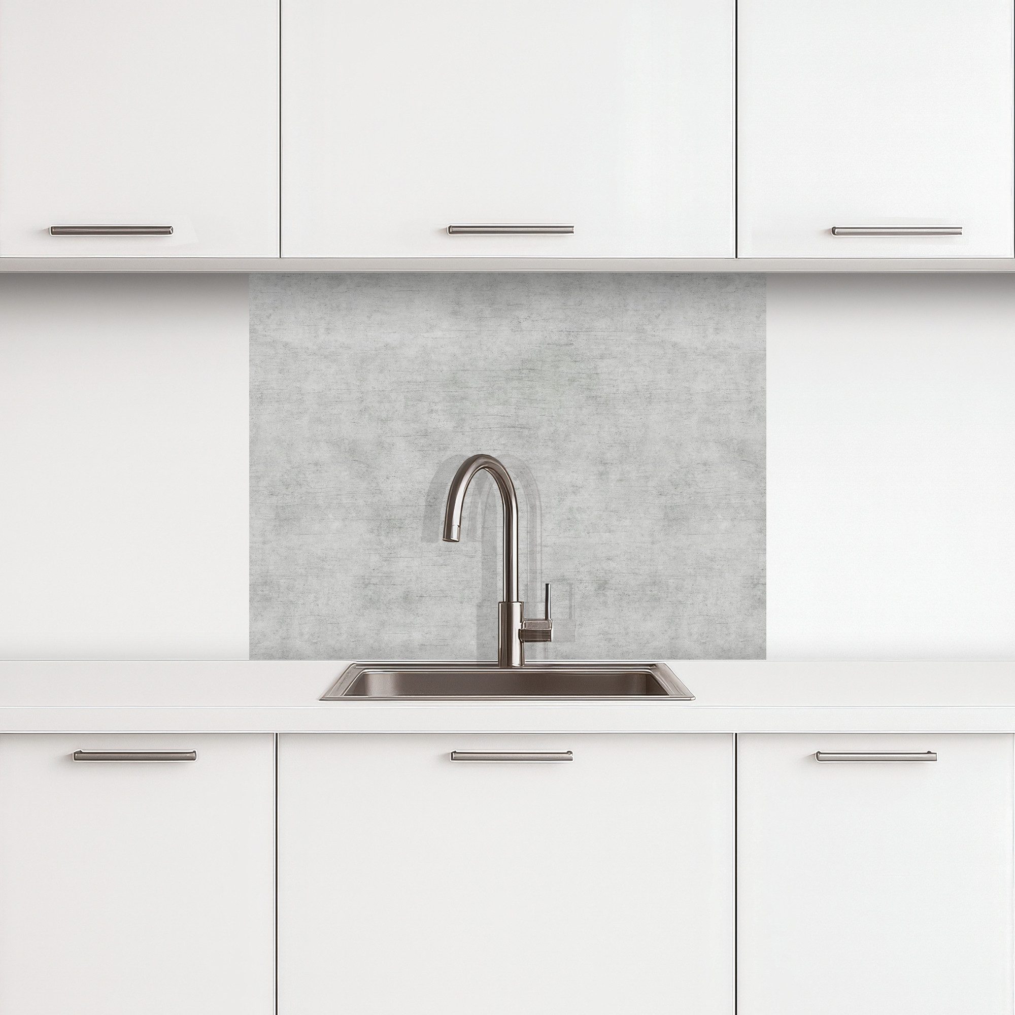 KitchenYeah Küchenrückwand selbstklebend Beton - Grau - Industriell - Muste günstig online kaufen