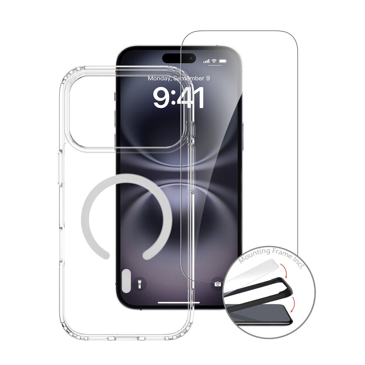 4smarts Handyhülle 3in1 Premium Starter Set, für iPhone 17 Pro Max