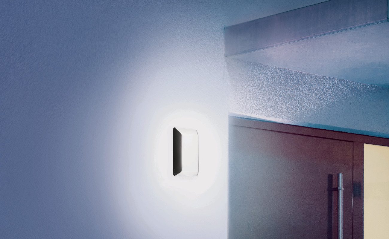 steinel Außen-Wandleuchte L 30 anthrazit, LED wechselbar, warmweiß, E27-Fassung, Wandlampe, modern