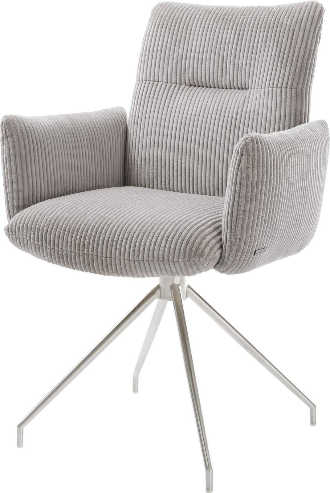 DELIFE Polsterstuhl Jova-Flex, mit Armlehnen Kreuzgestell günstig online kaufen