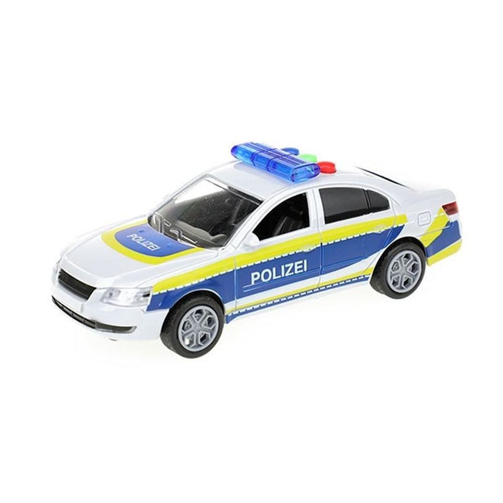 Toi-Toys Spielzeug-Polizei Spielzeug Polizeiauto Licht Sound Friktion Modellauto ink. Batterien