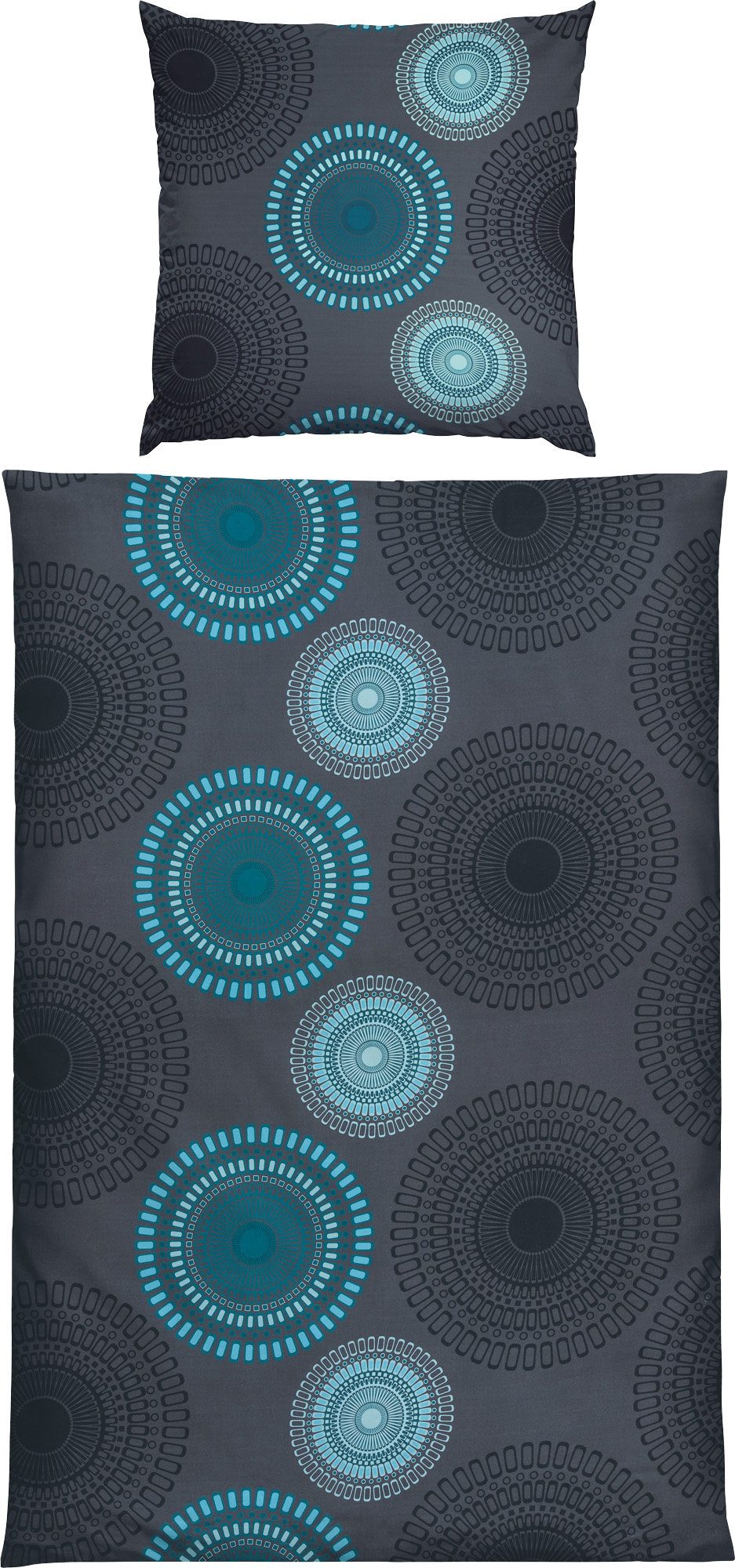 REDBEST Bettwäsche Bettwäsche, Mako-Satin, Satin Kreise günstig online kaufen