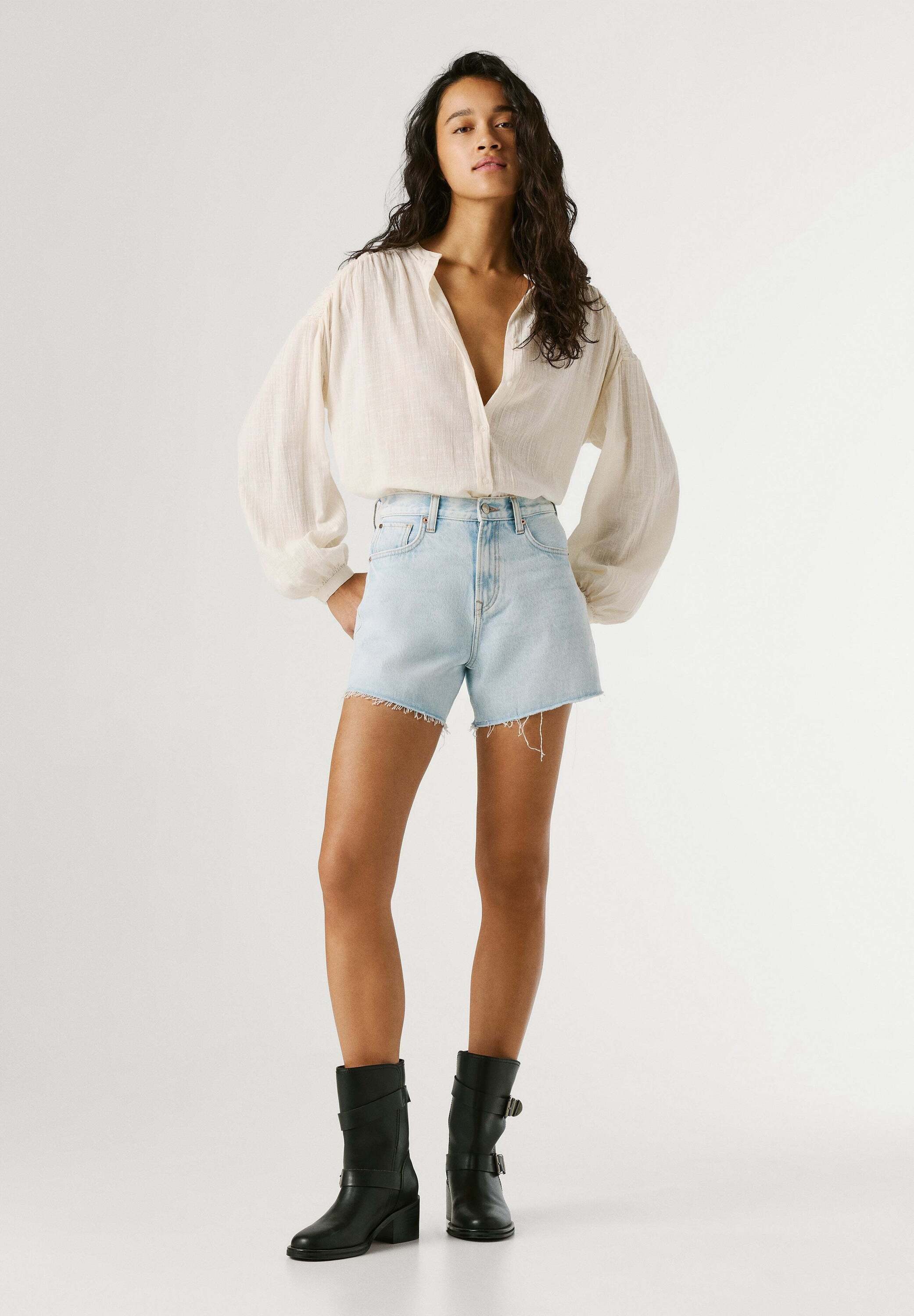Pepe Jeans Shorts denim shorts A-LINE SHORT HW RACHEL