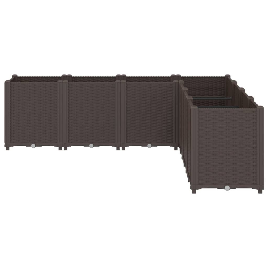vidaXL Blumentopf Pflanzkübel Braun 160x160x53 cm günstig online kaufen