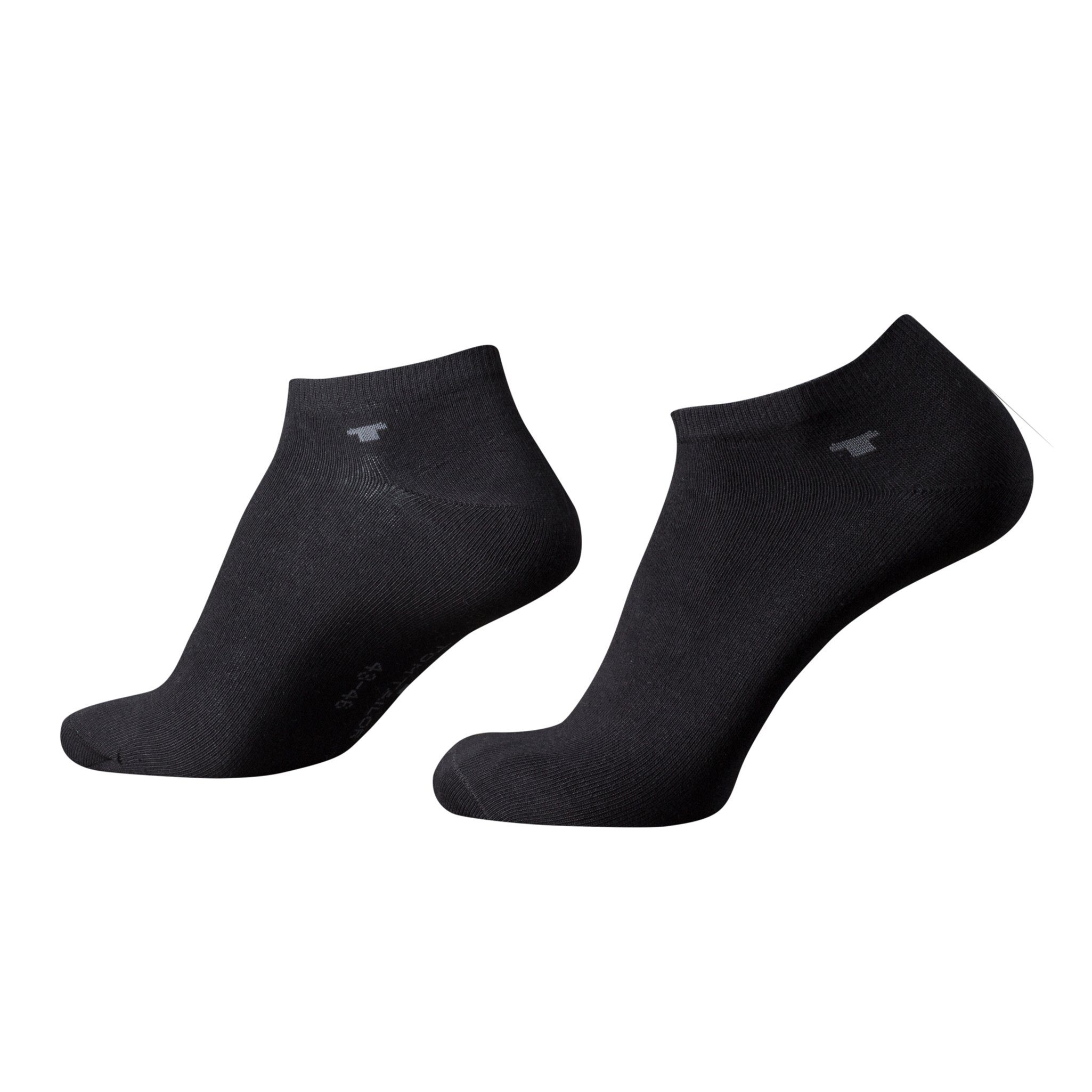 TOM TAILOR Socken 9415861046 Tom Tailor 8 Paar Sneaker Socks schwarz Mehrpack invisible Strümpfe Socken Füsslinge black