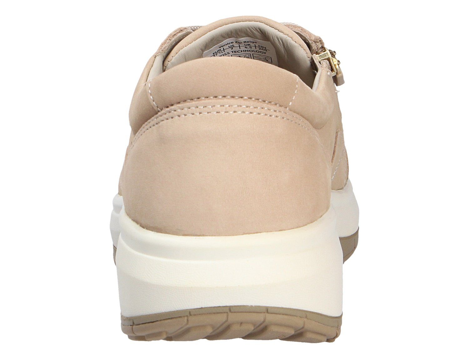 Joya VENICE ZIP BEIGE Schnürschuh Weicher Gehcomfort