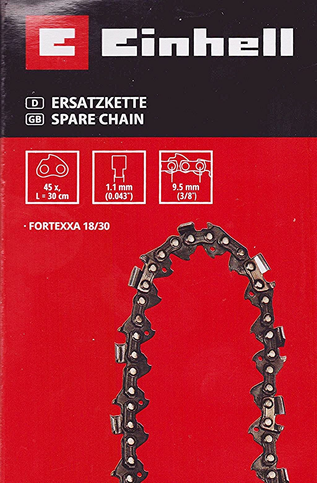 Einhell Akku-Kettensäge Einhell Sägekette 30 cm, 3/8", 45 TG, 1,1 mm FORTEXXA 18/30