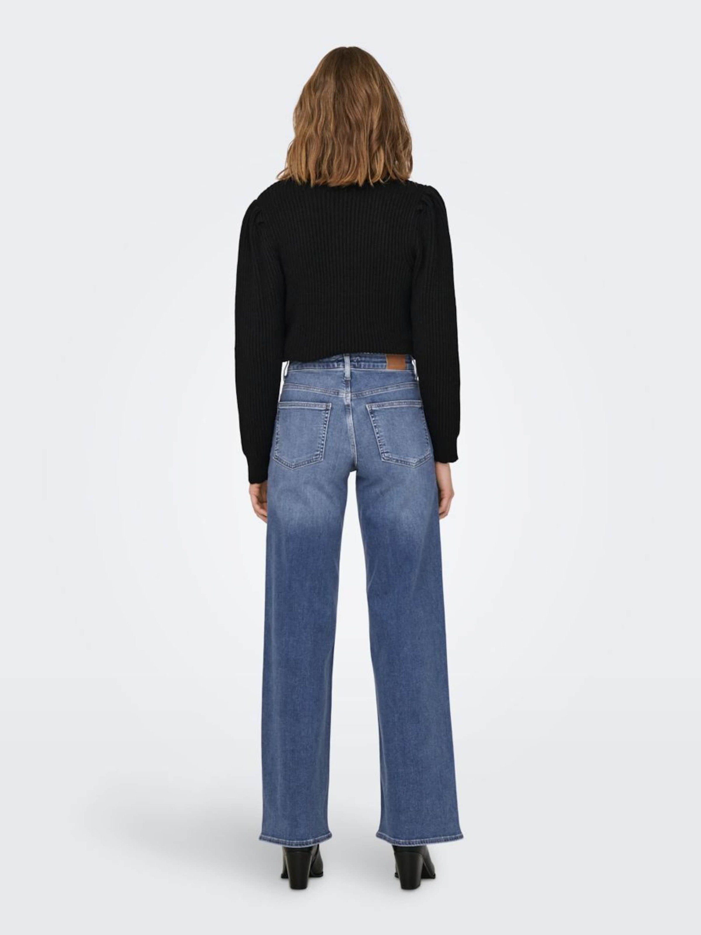 ONLY Weite Jeans ONLMadison (1-tlg) Plain/ohne Details – Bild 4 von 5