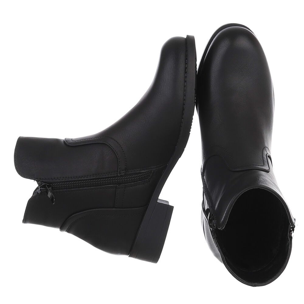 Ital-Design Elegante Ankle-Boots mit Reißverschluss für Damen Stiefelette ( günstig online kaufen