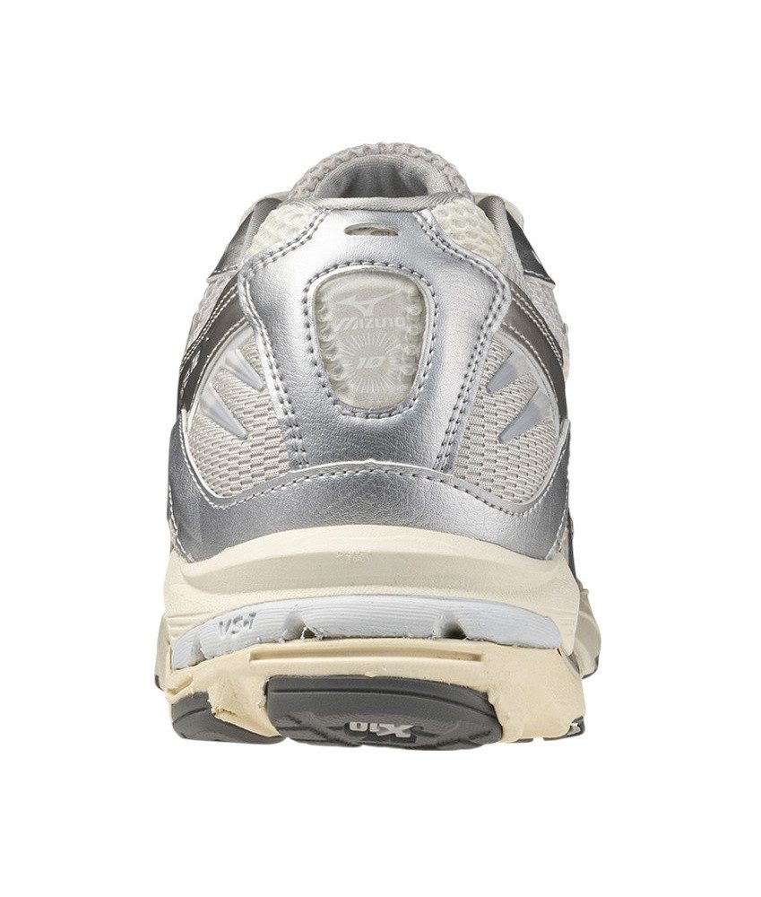 Mizuno Wave Rider 10 grau/silber Herren Sneaker