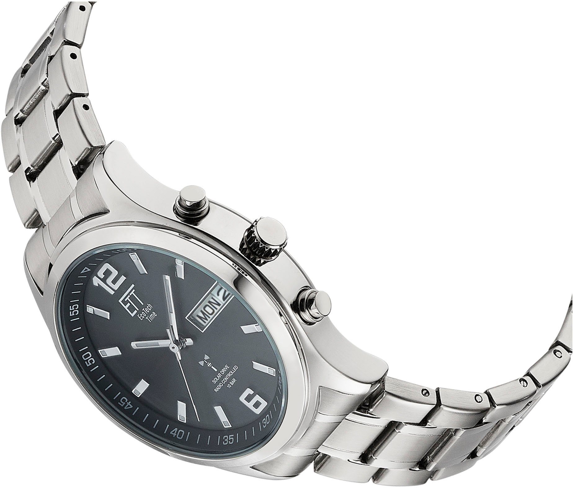 ETT Funkuhr Gobi EGS-11247-22M, Armbanduhr, Herrenuhr, Datum, Solar, Edelst günstig online kaufen