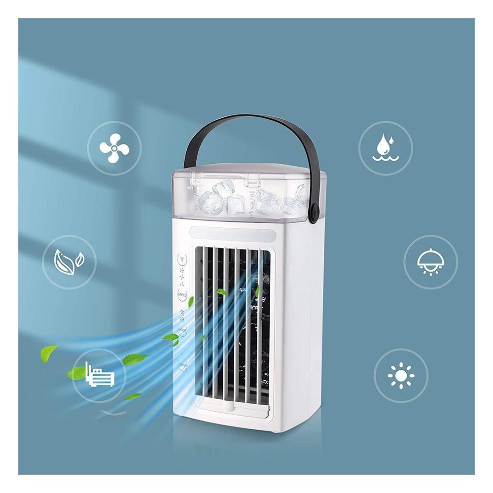 TUABUR Windmaschine Mini Tertiärluftkühler Luftkühler, USB