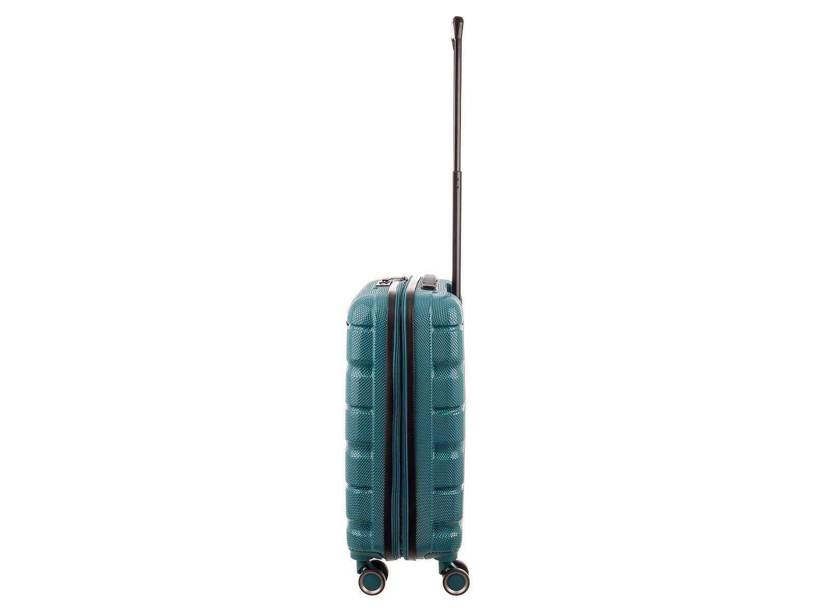 Franky Handgepäckkoffer ABS13 55er Trolley Hartschale, 4 Rollen, Dehnfalte